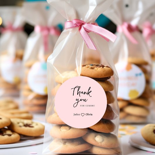 Bedankt voor je komst Sticker