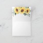 Bedankt voor je landelijke zonnebloemen brudal bru (Binnen)