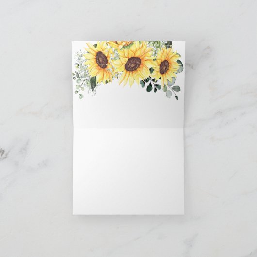 Bedankt voor je landelijke zonnebloemen brudal bru (Binnen)