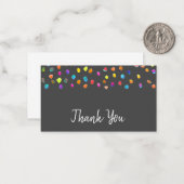 Bedankt voor je leuke waterverf... abstracte kunst notitiekaartje (Voorkant / Achterkant in situ)