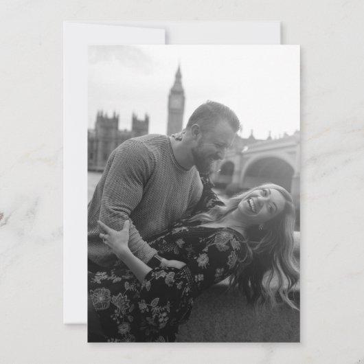 Bedankt voor je liefdesbruiloft Bedankt kaarten me (Achterkant)