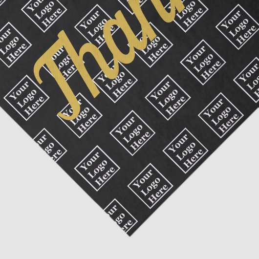 Bedankt voor je Logo. Tissuepapier (Detail)