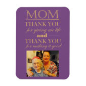 Bedankt voor je mama Moederdag Photo Magnet Magneet (Verticaal)