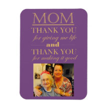 Bedankt voor je mama Moederdag Photo Magnet