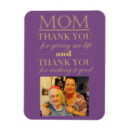 Bedankt voor je mama Moederdag Photo Magnet Magneet