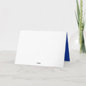 Bedankt voor je marinekaart en Floral ingevuld (Achterkant)