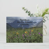 Bedankt voor je medeleven, Mountain Wildflowers (Staand voorkant)