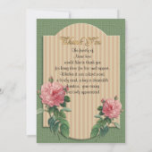 Bedankt voor je medeleven na het verlies van een d (Achterkant)