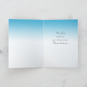 Bedankt voor je medeleven voor verpleegkundige of  kaart (Binnen)