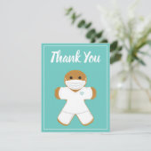 Bedankt voor je medische witte kreeften Gingerbroo (Staand voorkant)