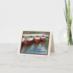 Bedankt voor je Memorial Donation, Rode Canoes