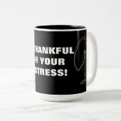 BEDANKT VOOR JE MISTRESS! TWEEKLEURIGE KOFFIEMOK (Voorkant rechts)