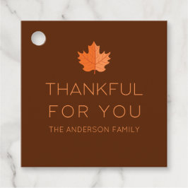 Bedankt voor je | Moderne minimale Thanksgiving Bedankjes Labels