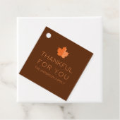 Bedankt voor je | Moderne minimale Thanksgiving Bedankjes Labels (In situ)