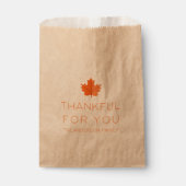 Bedankt voor je | Moderne minimale Thanksgiving Bedankzakje (Voorkant)