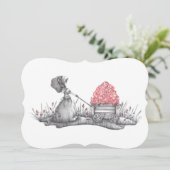 Bedankt voor je notitie kaarten Eenvoudig (Staand voorkant)