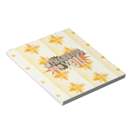 Bedankt voor je notitieblok (Schuin)