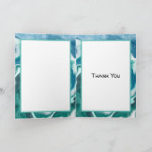 Bedankt voor je opmerking Blauwe Marmer Fluid Art (Binnen)