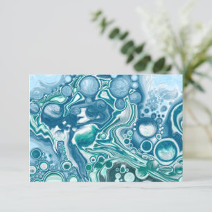 Bedankt voor je opmerking Blauwe Vloeiende Kunst