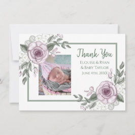 Bedankt voor je opmerkingen met de nieuwe baby fot kaart