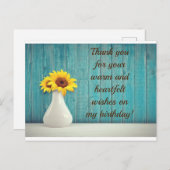 Bedankt voor je postkaart (Voorkant / Achterkant)