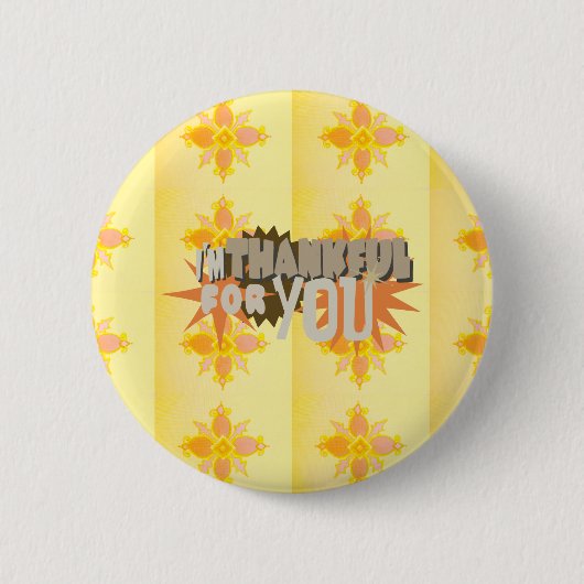Bedankt voor je ronde button 5,7 cm (Voorkant)