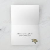 Bedankt voor je schildpad (Binnen)