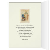 Bedankt voor je service Amerikaanse vlag (Binnen (Links))