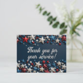 Bedankt voor je service briefkaart (Staand voorkant)