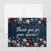 Bedankt voor je service briefkaart (Voorkant / Achterkant)