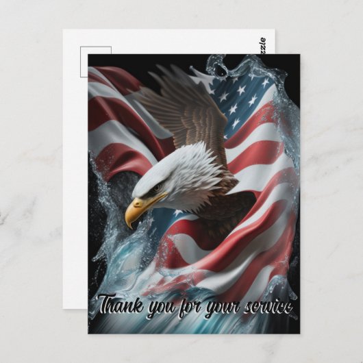 Bedankt voor je service briefkaart (Voorkant / Achterkant)