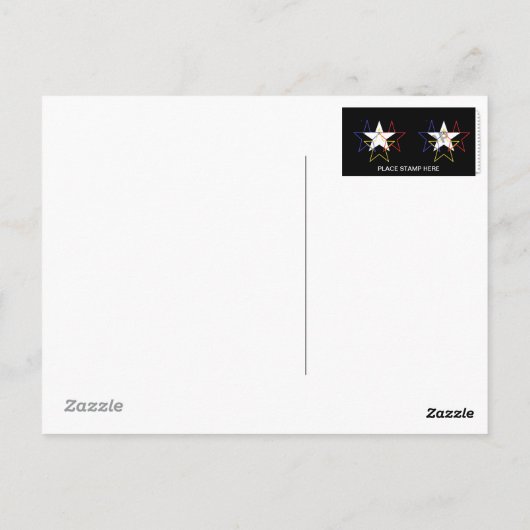 Bedankt voor je service! briefkaart (Achterkant)