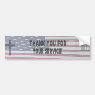 "Bedankt voor je service" Bumpersticker