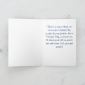 Bedankt voor je service kaart (Binnen)