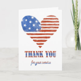 Bedankt voor je service kaart