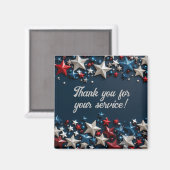 Bedankt voor je service magneet (Voorkant / Achterkant)