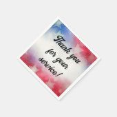 Bedankt voor je service servet (Hoek)