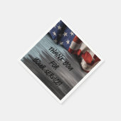 Bedankt voor je service servet (Hoek)