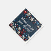 Bedankt voor je service servet (Hoek)