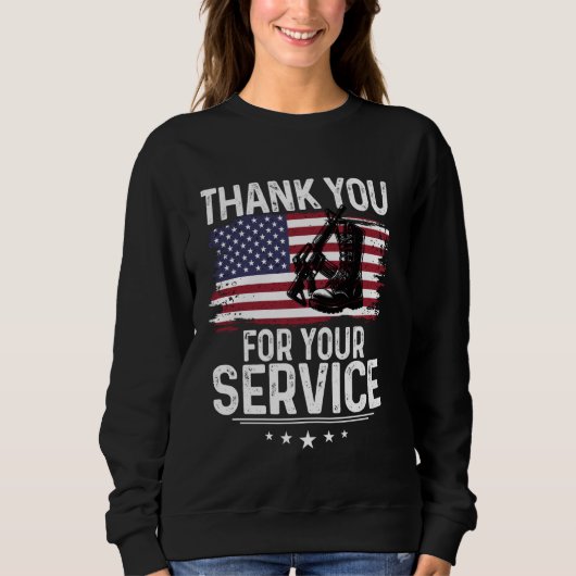 Bedankt voor je service Shirt laarzen (Voorkant)