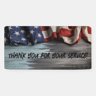 Bedankt voor je service spandoek