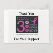 Bedankt voor je steun - Gepersonaliseerd Briefkaart (Voorkant)