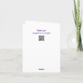 Bedankt voor je steun voor mij tijdens kanker kaart (Achterkant)