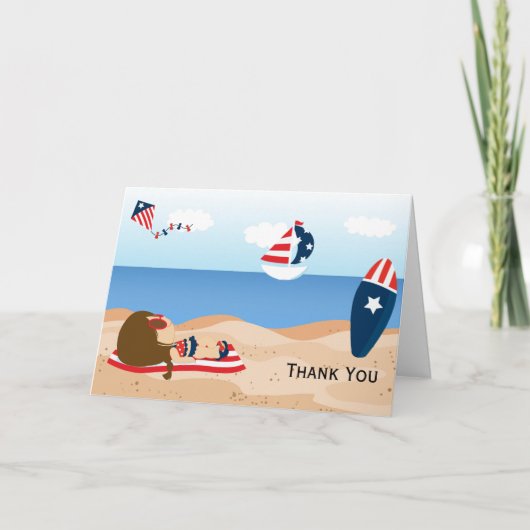 Bedankt voor je strandonafhankelijkheidsdag (Voorkant)