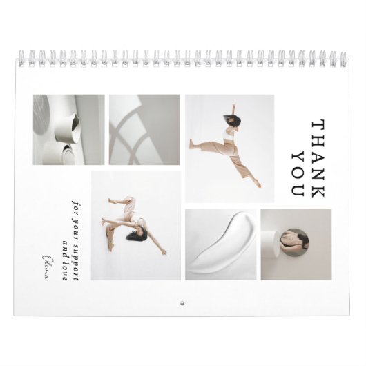 Bedankt voor je support & love agenda kalender (Hoes)