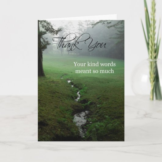 Bedankt voor je sympathiekaart (Voorkant)