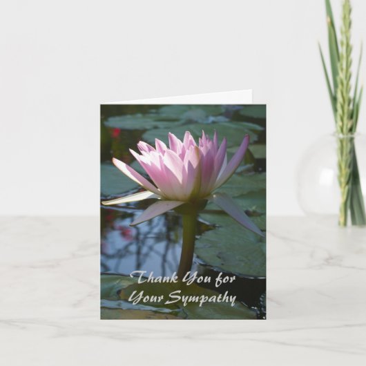 Bedankt voor je sympathiekaart (Voorkant)