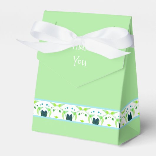 Bedankt voor je tentstijl bedankdoosjes (Voorkant Zijde)