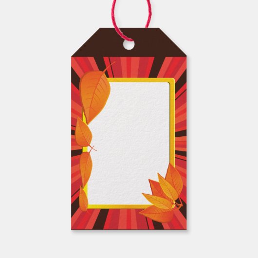 Bedankt voor je Thanksgiving Cadeaulabel (Achterkant)