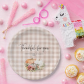 Bedankt voor je Thanksgiving Dinner  Papieren Bordje (Feest)